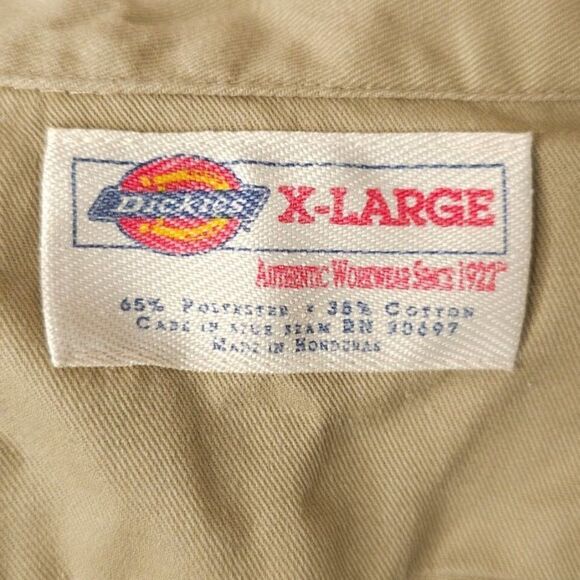 Vintage Tailspin Bar & Grill Shirt Mens Size XL Beige Y2K Dickies Las Vegas - Picture 5 of 6